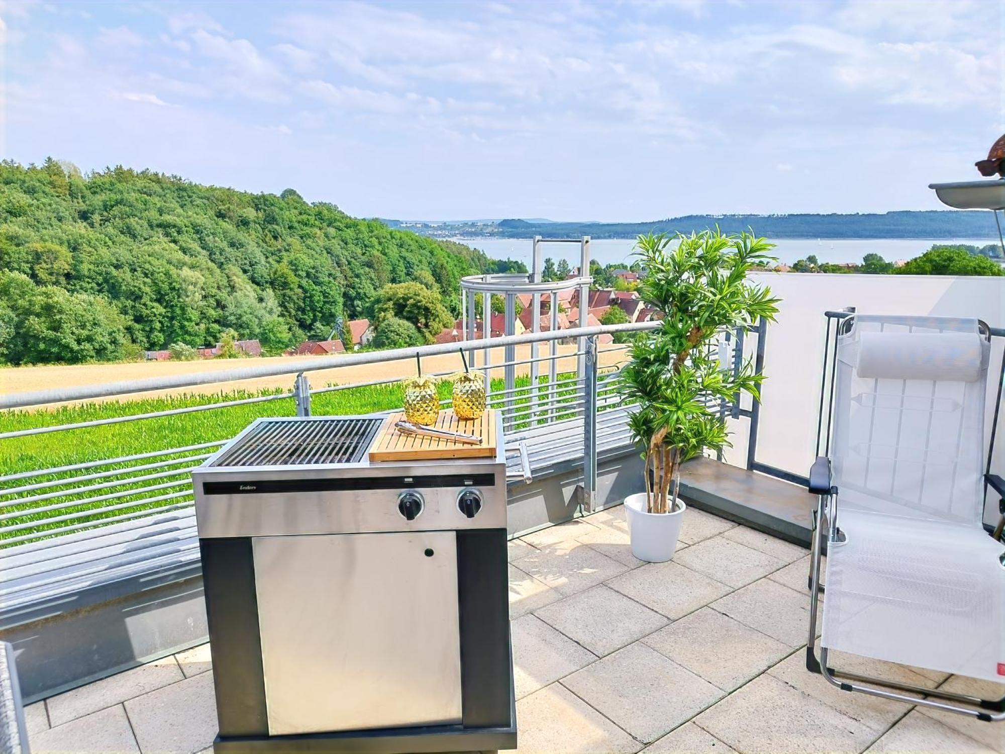 Seeblickapartment Fuer Bis Zu 12, Nuernberg & Schwabach In 30-35 Minuten Zu Erreichen, Sauna, Arbeitsplatz, Dachterrasse & Grill Spalt Zewnętrze zdjęcie