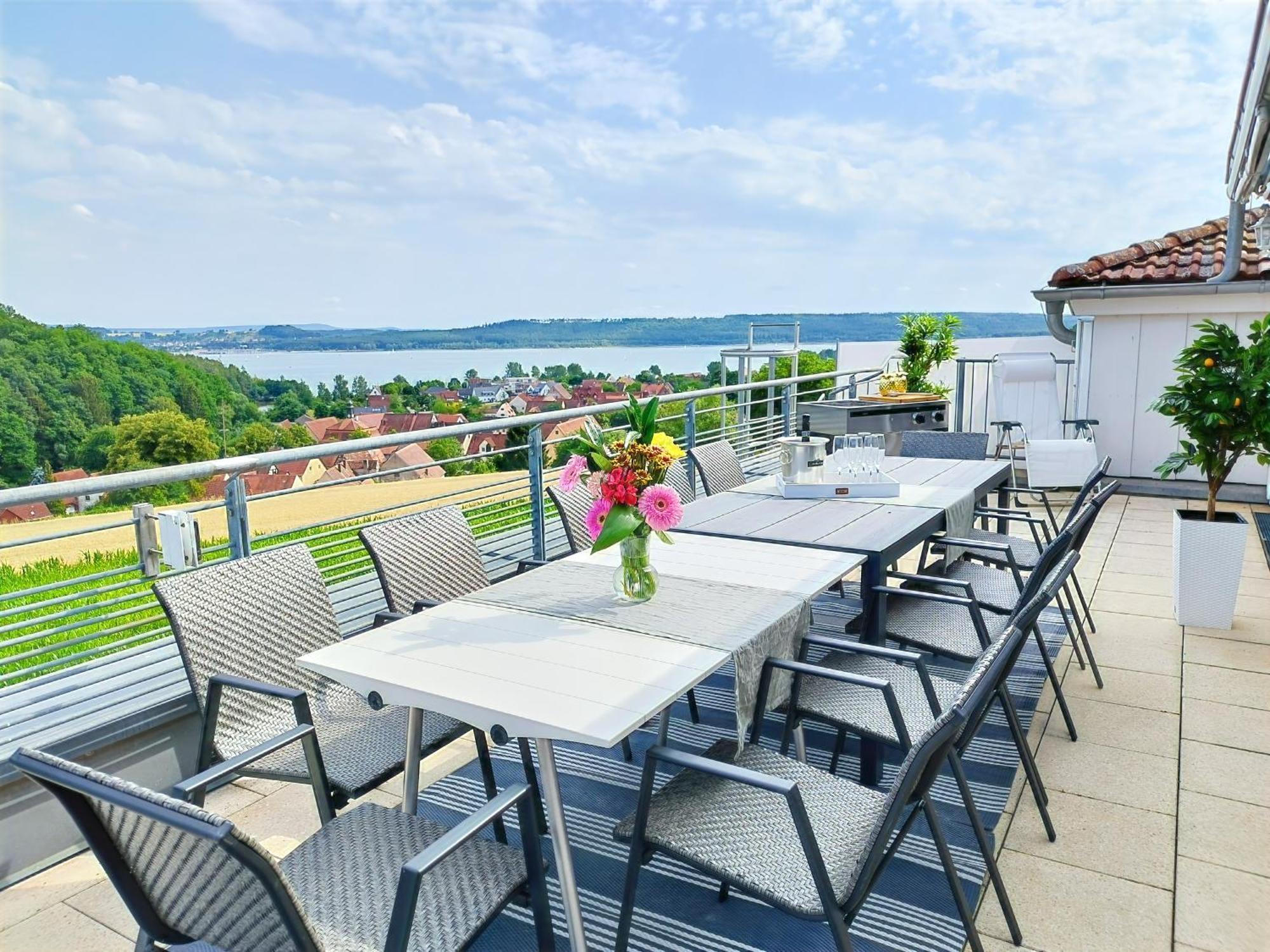 Seeblickapartment Fuer Bis Zu 12, Nuernberg & Schwabach In 30-35 Minuten Zu Erreichen, Sauna, Arbeitsplatz, Dachterrasse & Grill Spalt Zewnętrze zdjęcie