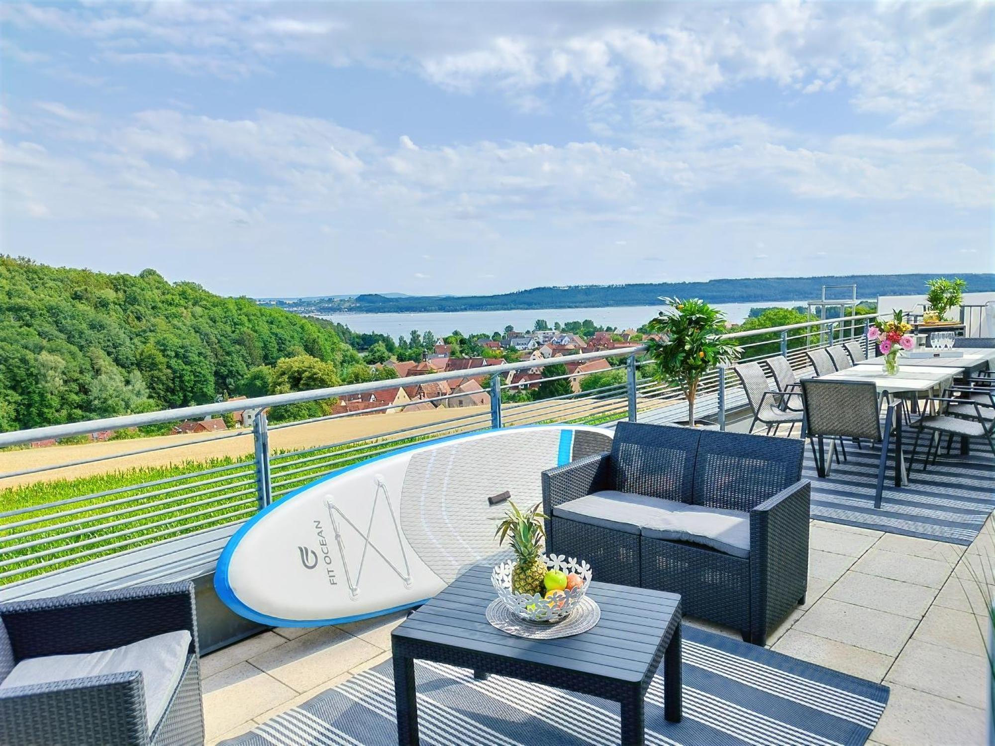 Seeblickapartment Fuer Bis Zu 12, Nuernberg & Schwabach In 30-35 Minuten Zu Erreichen, Sauna, Arbeitsplatz, Dachterrasse & Grill Spalt Zewnętrze zdjęcie